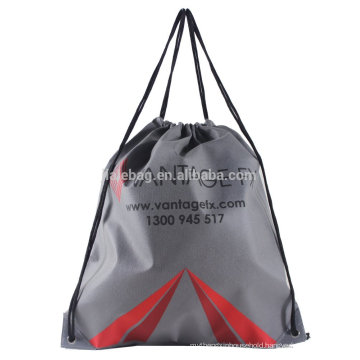 LOGO Printing Drawstring Backpack Bag Polyester 210D Drawstring Bag